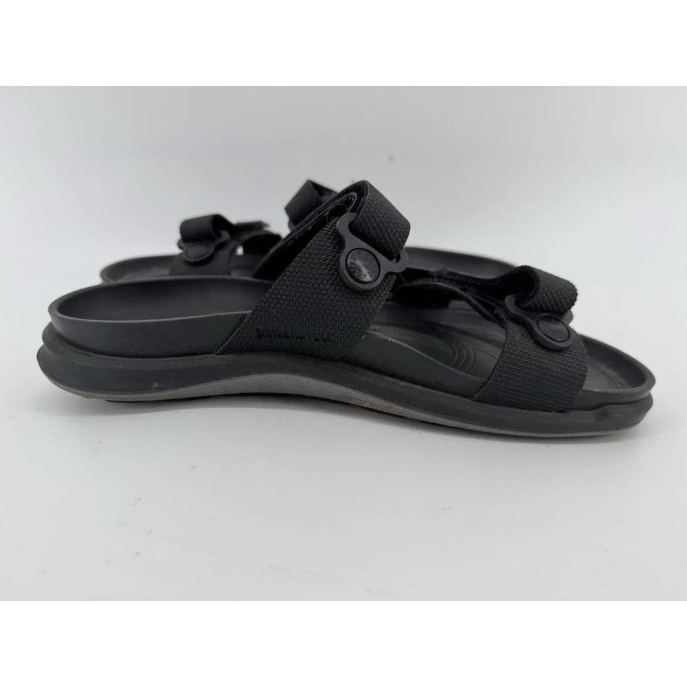 Birkenstock Kalahari Birko-Flor‎ sandal futura Black Sz 38 US women 7-7.5